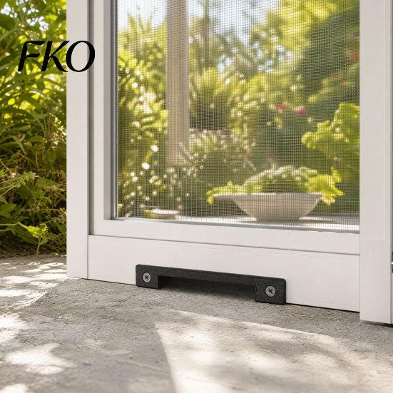 Durable Outdoor Door Seal Kit 2Pcs Screen Room Drain Kit, Patio for Aluminum Porch Enclosure Bottom, Drainage Strip Insect & Dust Proof Water Inserts