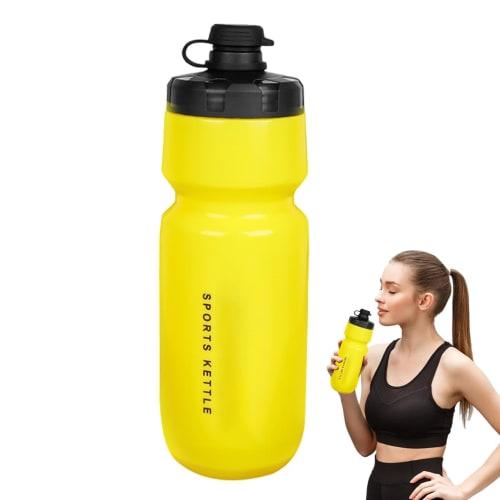 Cycling Water Bottle - Insulated Bicycle Water Bottle | 720ml Squeeze Water Bottle, Mountain Bike Water Bottle, Small Water Bottle Storage Container,