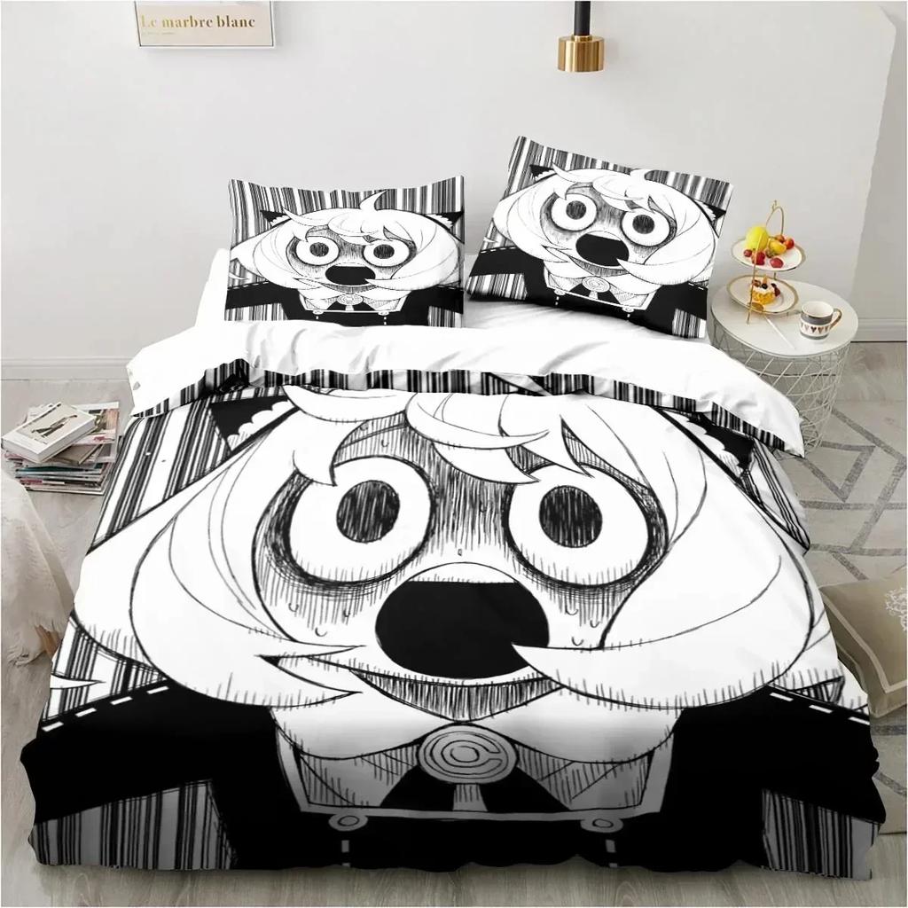Comforter Bedding Sets Cartoon Duvet Cover Pillowcase Full Size Queen King Quilt Cover Single Double Bed A