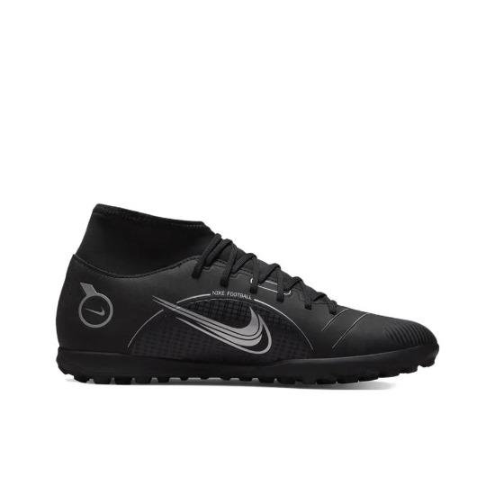 Nike Mercurial Superfly 8 Club TF 'Black Metallic Silver' DJ2909-007 Men's Shoes