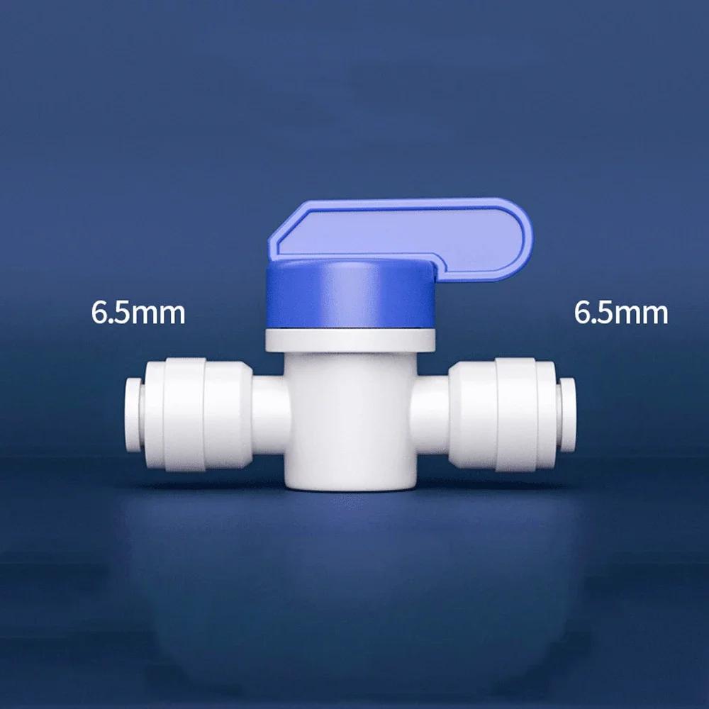 3/8" 1/4" Tube Reducing Tee 3 Ways Food Grade POM Quick Fitting Connector For Aquarium RO Water Filter Reverse Osmosis System