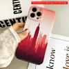 Red Sunset City Skyline Silhouette Phone Case All Inclusive Film Hard Phone Case, Compatible with iPhone 18 Pro Max 17 16 15 14 13 12 11