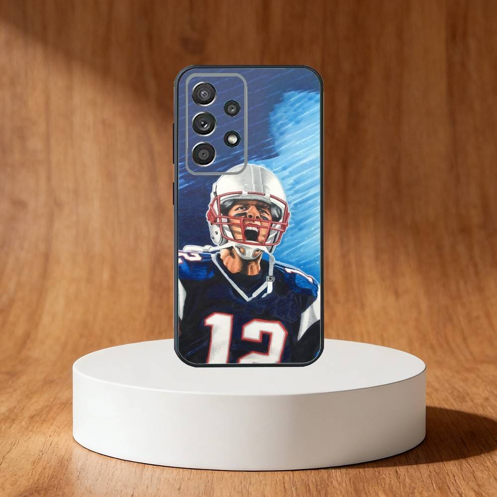 

American Football Tom Brady Phone Case For Samsung S25,S24,S21,S22,S23,S30,Ultra,S20,Plus,Fe,Note,10,9,5G Black Cover Samsung S23plus5G