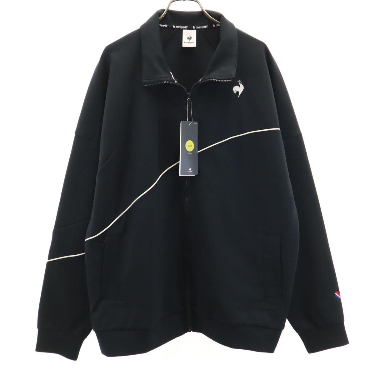 

unused le coq sportif Track jacket O black Jersey Men s Used