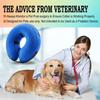 1Pc Soft Inflatable Dog Cone Collar Alternative for Small Medium Large Dogs, Neck Recovery E-Collar Donut Collar After Surgery