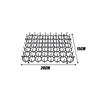 Cat Scat Mat Repellent Garden Anti-Cat Mats with Spikes Flat Prickle Strips Deterrent Repellents for Dogs Cats Wild Animals