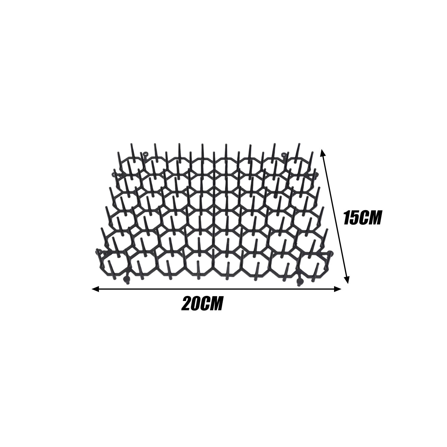 

Cat Scat Mat Repellent Garden Anti-Cat Mats with Spikes Flat Prickle Strips Deterrent Repellents for Dogs Cats Wild Animals 1pc