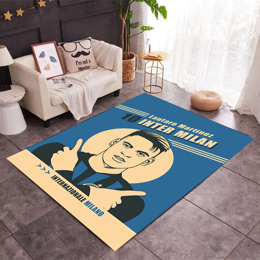 Ronaldo's Iconic Celebration Themed Anti-Slip Rugs - Polyester Home Decor, Suitable for Bedrooms, Living Rooms, Doorways, Studios, and Decorations