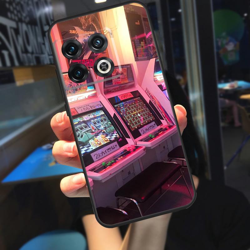 Retro Aesthetic Japanese Game Over Funda For OnePlus 10T 8T 9RT 12 13 13R 11 9 10 Pro OnePlus Nord 4 CE 2 3 Lite N20 N30 Case