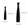 Vasi Stampati in 3D - Vasi Alti Conici Bianchi e Neri, Decorazione per Ingresso Vaso di Benvenuto Ornamento, Vasi Decorativi Stile Moderno Minimalista
