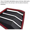 Rifoda for New Camry Window Louvers Air Vent Scoop Shades Cover Blinds Fit for Toyota Camry 2025 2026 Rear Side Window Louvers Decoration Trims ABS