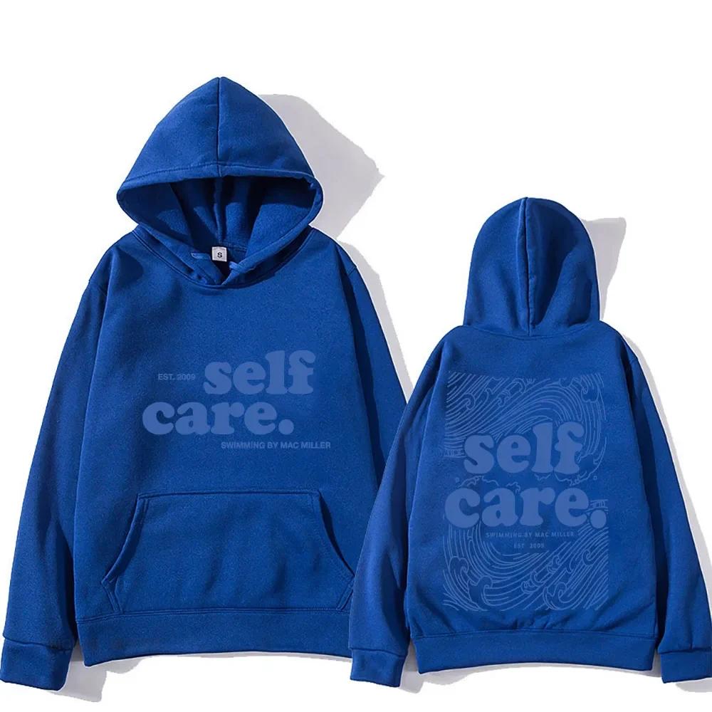 Heavy Mental Hoodie Macc Miller Self Care Sweatshirts Casual Men Long Sleeve Winter Spring Hooded Pullovers Hoodies