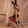 Sex Underwear Pure Desire Seduction Sex Uniform Desire Bunny Patent Leather Plaid Suit