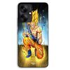 Phone Case - MANIACASE - Xiaomi Redmi 13C 5g - TPU Silicone - Goku Kneeling Pattern - Black