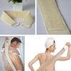 Double Sided Exfoliating Shower Belt Terry Cloth Body Back Scrubber Loofah Back Strap  Shower Rub