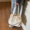 2025 Casual Solid Cloth Large Capacity Shoulder Bags String Simple Versatile Fashionable Portable Popularity Handbags for Women