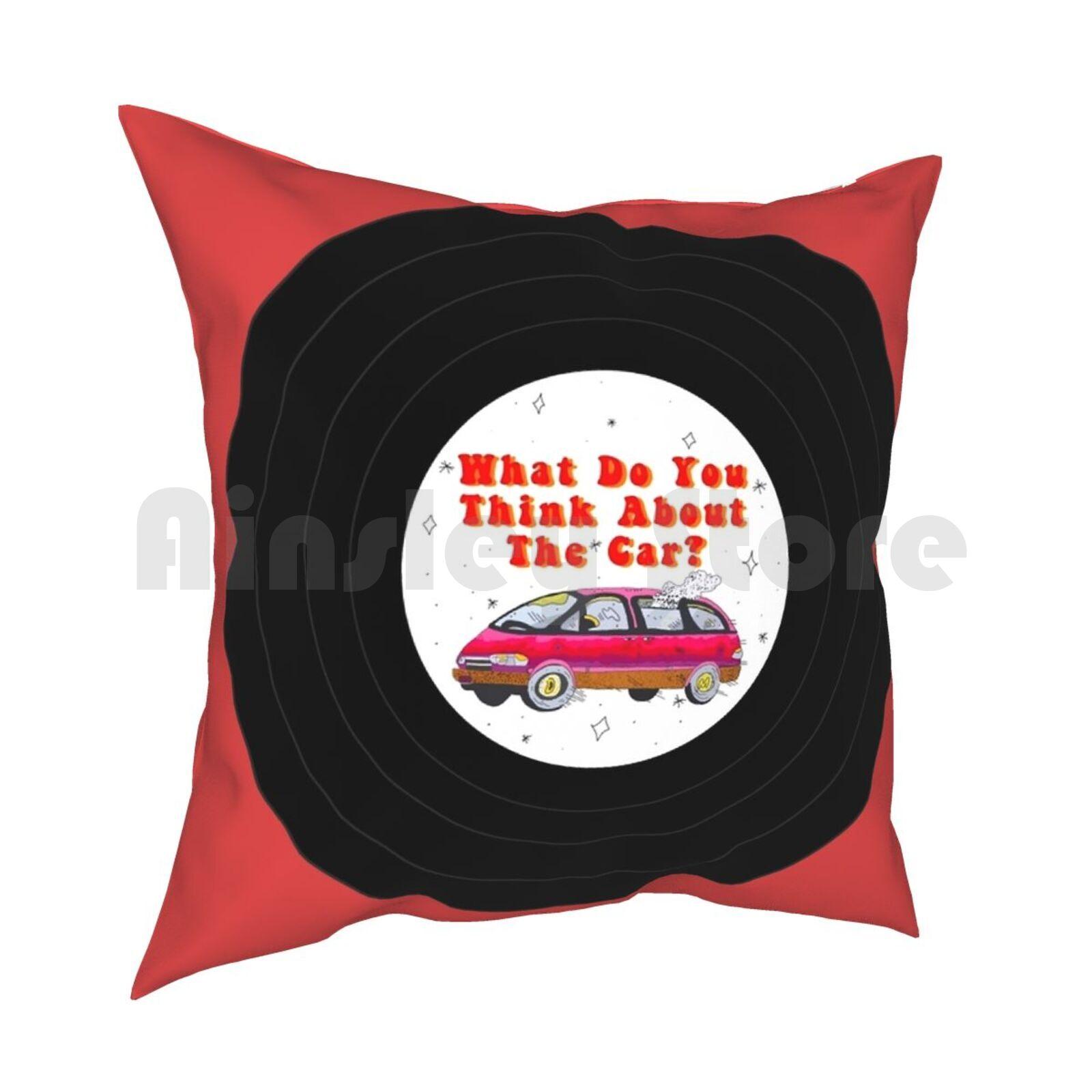 

What Do You Think About The Car Vinyl Pillow Case Printed Home Soft DIY Pillow Cover Declan Mckenna What Do You Think 30cmx30cm