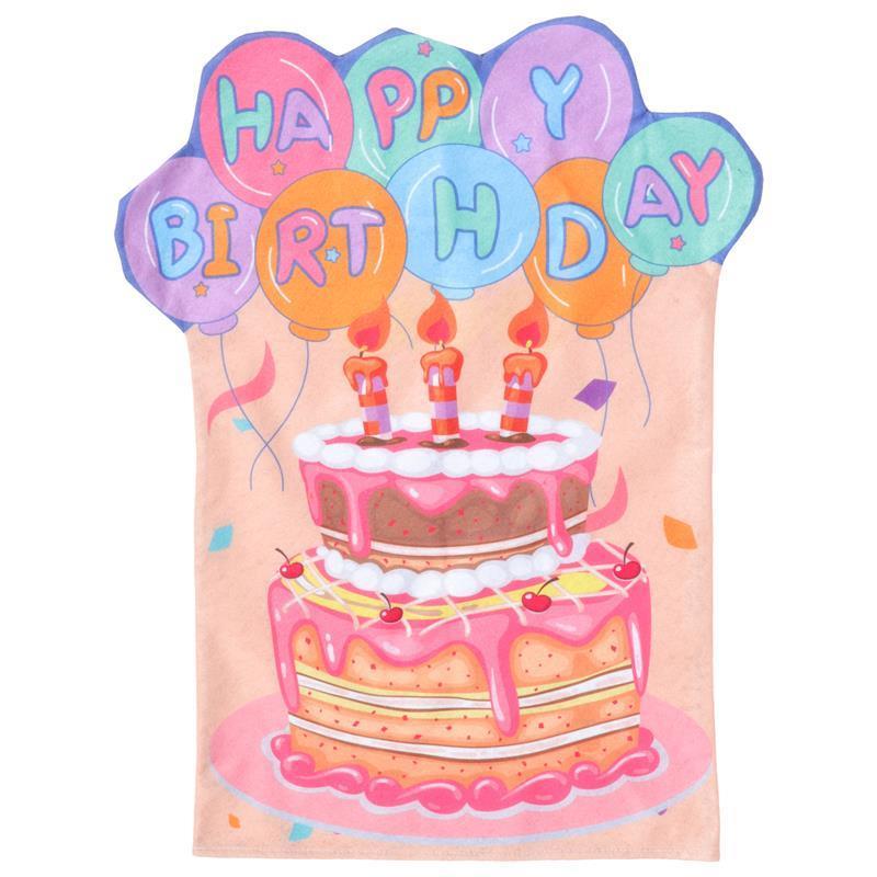 

Chair Cover Decorative Cover Chair Seat Cover Birthday Decoration Happy Props Classroom Children Fabric Kids Office Props 63x49cm