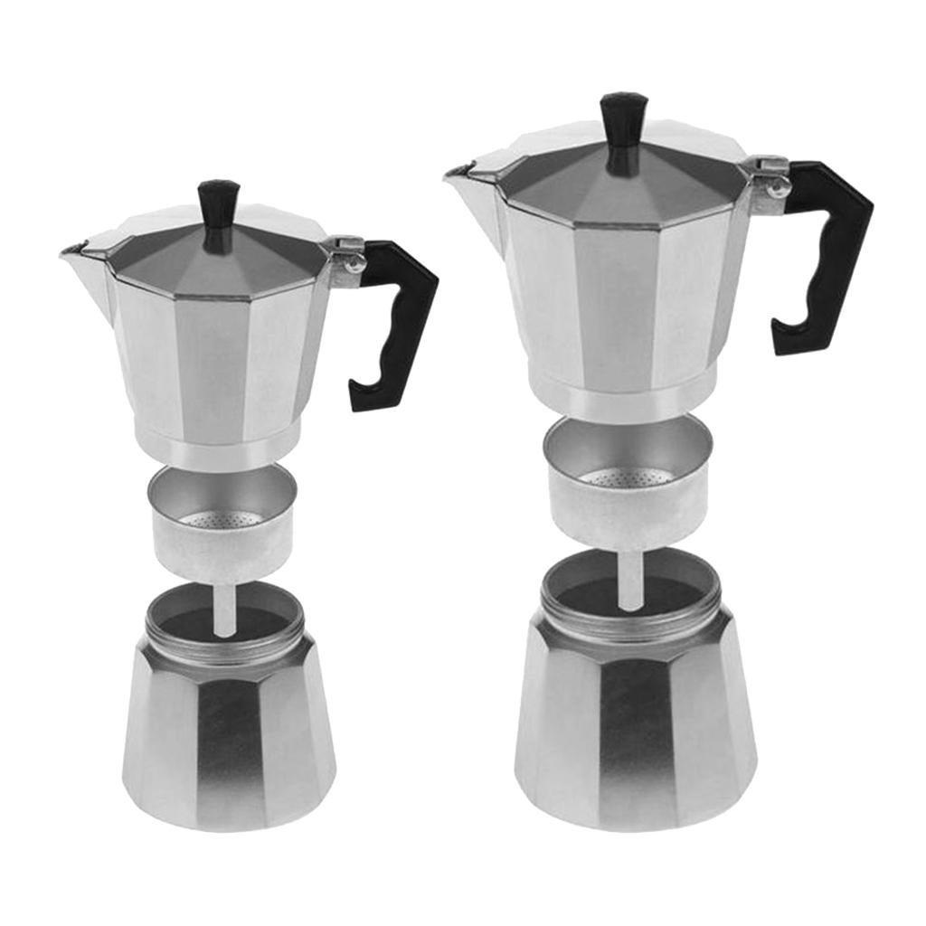 2pcs/pack Italian Espresso Pot Coffee Maker for home and bar Resturant