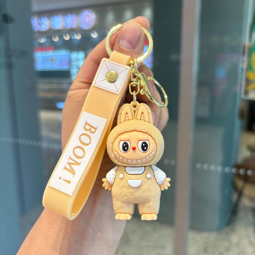 Labubu Cartoon Five Generation Standing Posture Sheep Keychain Pendant Cute Three-dimensional Doll Doll Gifts