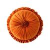 Seat Pillow Ruffle Super Soft Comfortable Touch Full Filling Elastic Decorative Round
