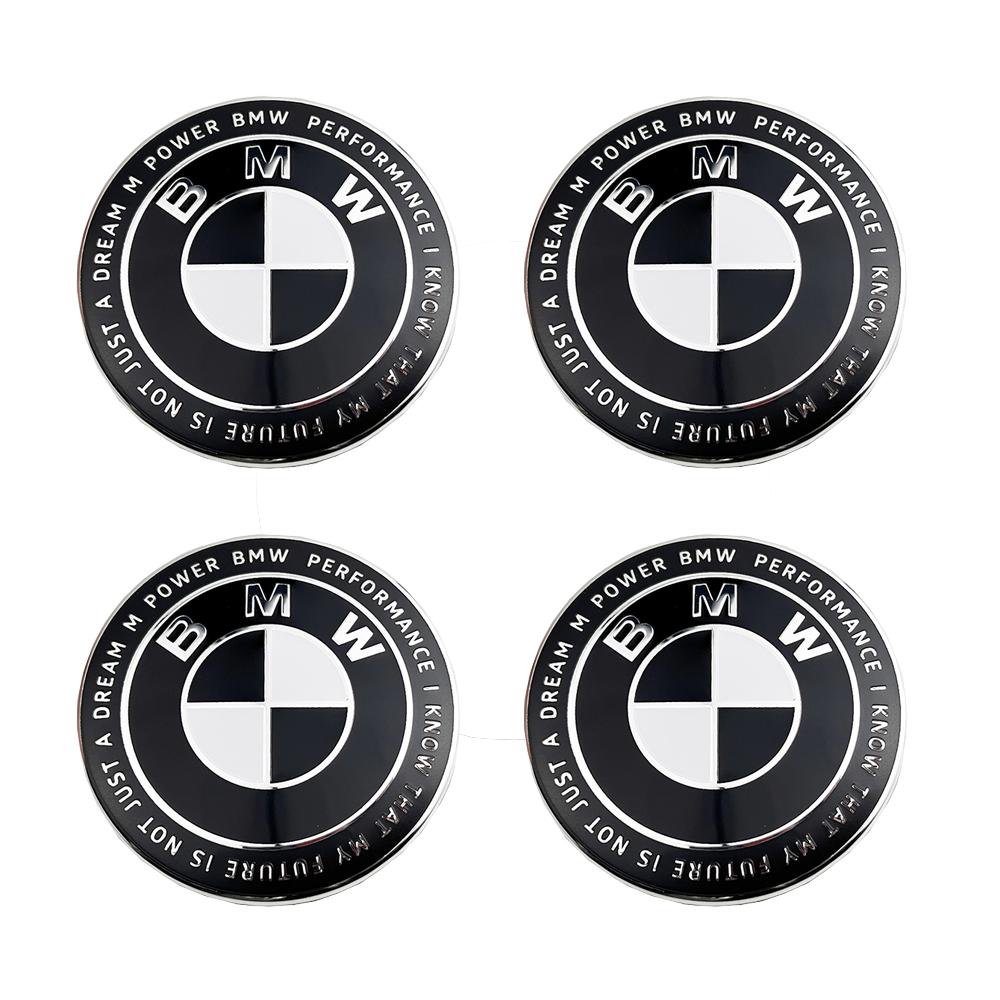 4PCS 56/68MM Car Wheel Center Hub Cap Emblem LOGO For BMW X1 3 X5 E70 E71 M3 F30 F20 F10 F11 G30 E36 E46 E53 E90 E91 E60 E61 E93