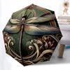 1 szt. Parasol Automatycznie Otwierany/Zamykany z Motywem Wodnego Smoka - Kompaktowy Parasol Podróżny, Prezent na Urodziny, Święta yy260106067