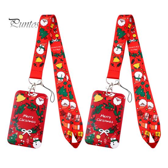 

2 шт. шнурки для изготовления знаков, рождественский снеговик, шнурок на шею, держатель для ключей, значок Санты, шнурок с держателем для карт, наполнитель для рождественских носков B