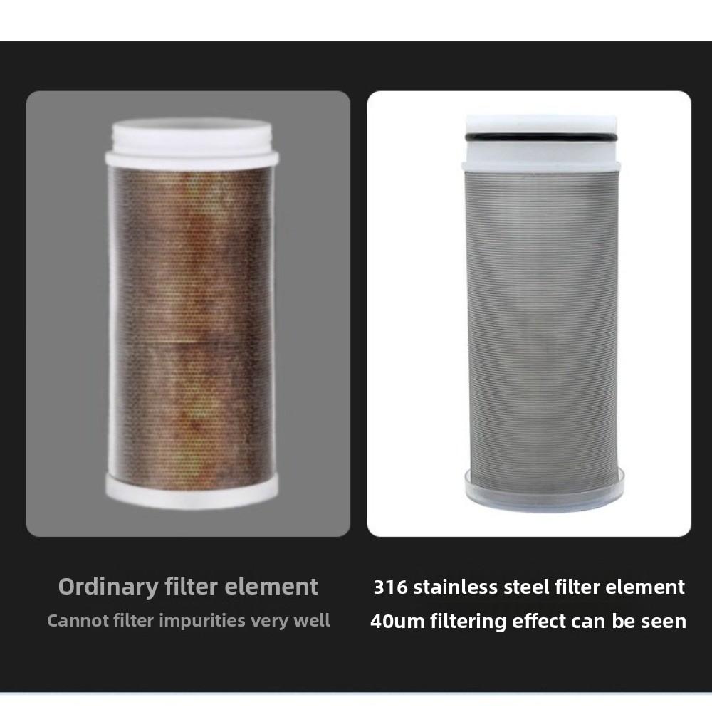 316 Stainless Prefilter Purifier Output Washing Machine Tap Strainer  Water Heater Shower Head