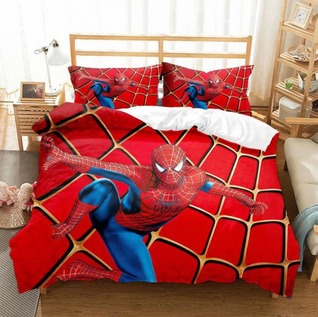 Home Textile Quilt Cover Pillowcase 3D Digital Printing Three-Piece Set