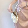 New Girl Cute Pleated Clip Gift Bag High-end Chain Bag Portable Messenger Bag Dumpling Bag