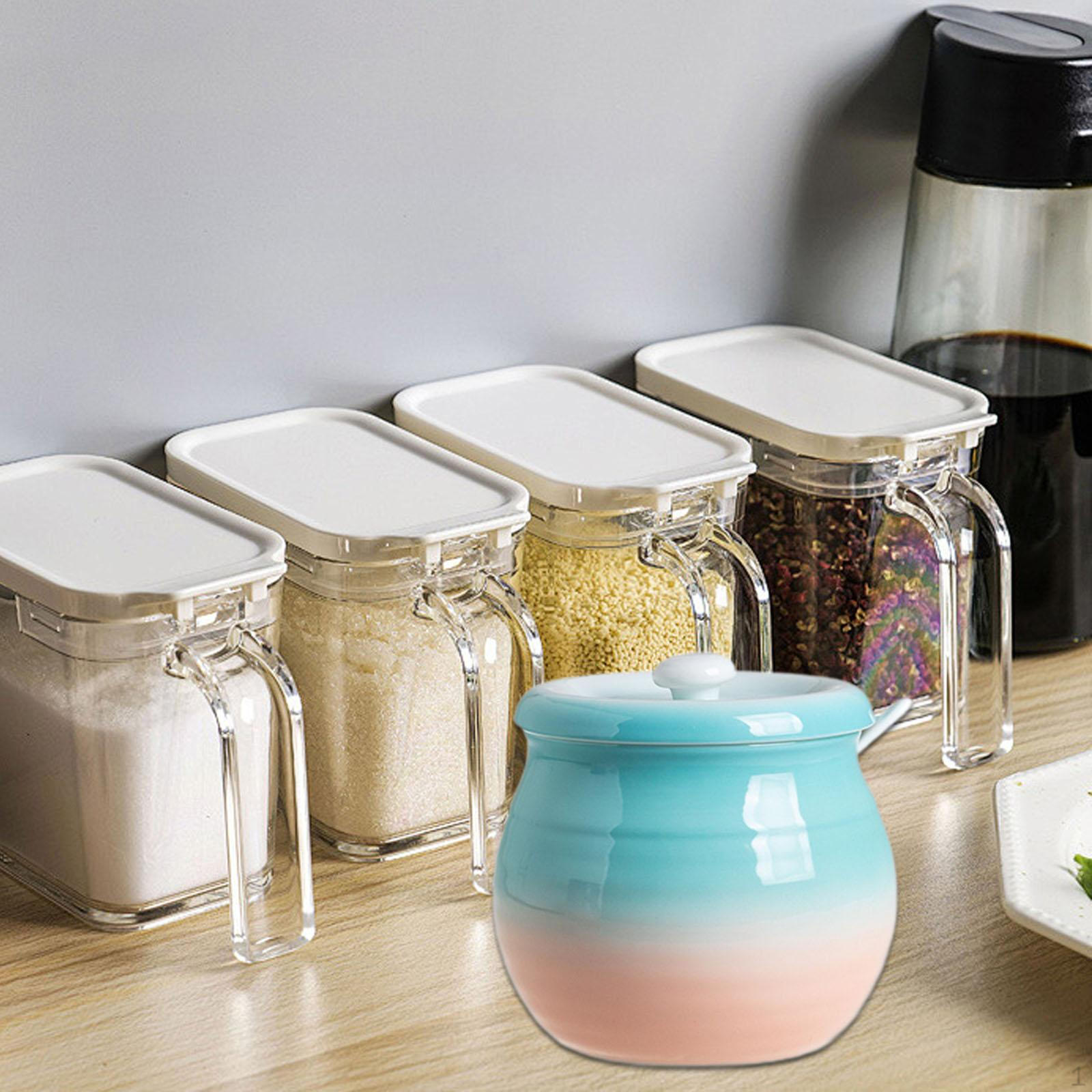 

Кухонная канистра, керамическая герметичная банка, фарфоровый чай для закусок зелёный