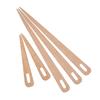 5 Stück DIY Holz Nadeln mit großem Öhr zum Stricken Wandteppich Weben Handwerkswerkzeuge