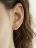 Before Moonrise 14K Cubic One-Touch Earrings Ge305