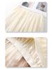 2025 New Ink Painting Midi Skirt for Women: Spring/Summer Slimming Pleated A-Line Umbrella Skirt