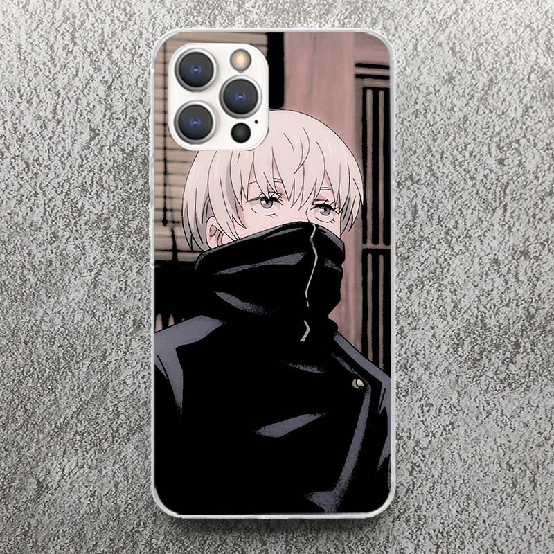 Kaisen J-Jujutsu Inumaki Toge Phone Case For iPhone 13 12 Mini 11 Pro Max XS XR X Max 7 Plus 8 SE 6 6S 5 5S Soft Silicone Print