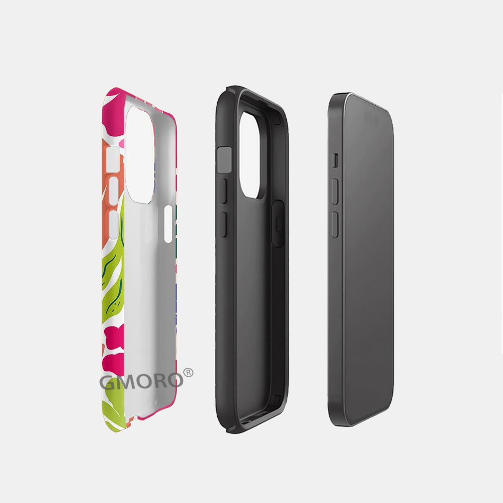 Harajuku Flower Suitable for Apple 17pm Film 2-in-1 iPhone AIR Double-layer anti-drop protective case