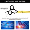 Sangelar 6 Zoll Haarschneideschere, professionelle Friseurschere, Friseurschere, glatte und scharfe Klingen, Rasierklingen