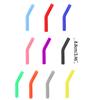 10Pcs/set Soft Silicone Straw Covers Metal Straws Tips Covers Fit for 8MM Wide Reusable Stainless Steel Straw Nozzles