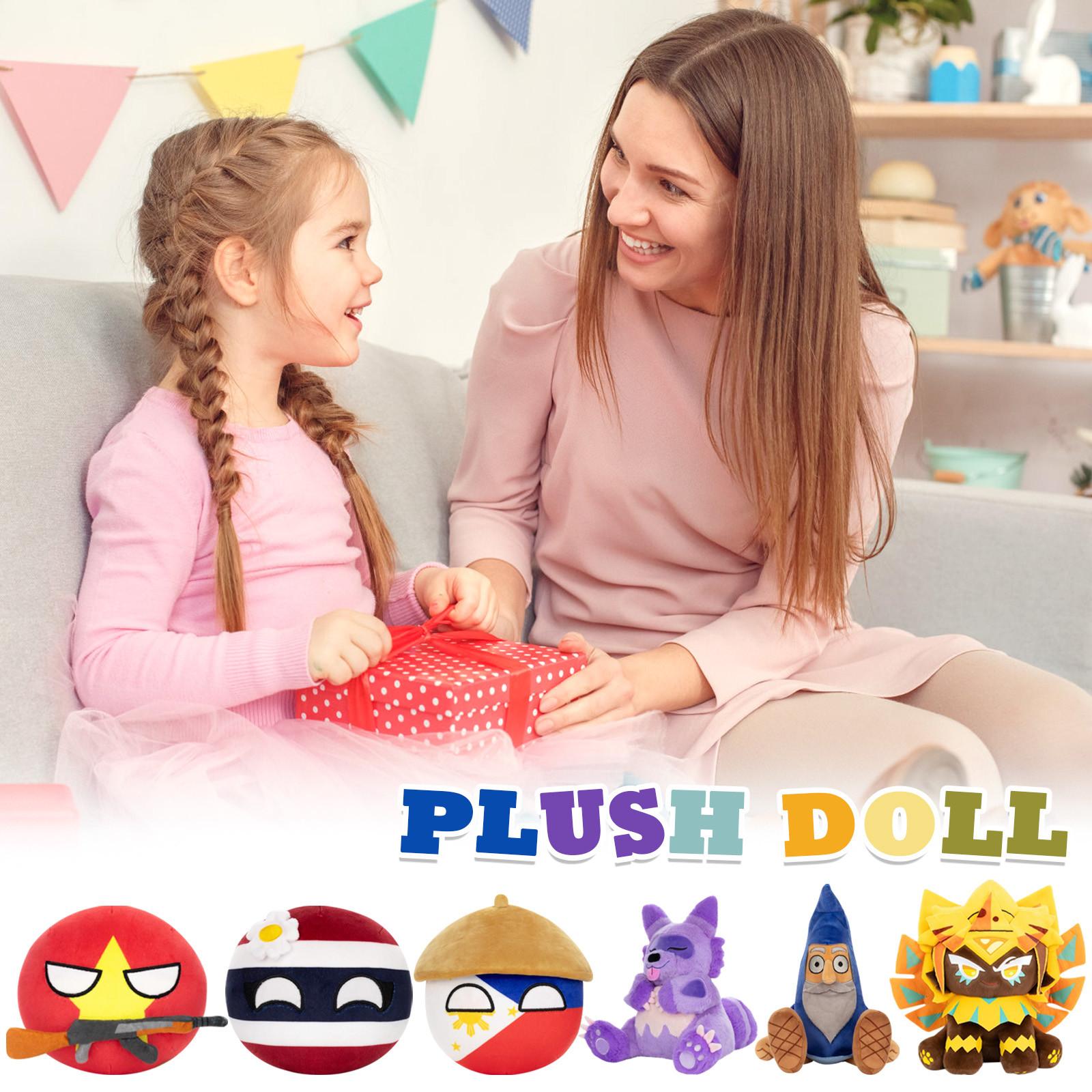 

Плюшевая кукла, игрушка в подарок, мультяшный стиль, детская тряпичная кукла, детская подарочная подушка One Size