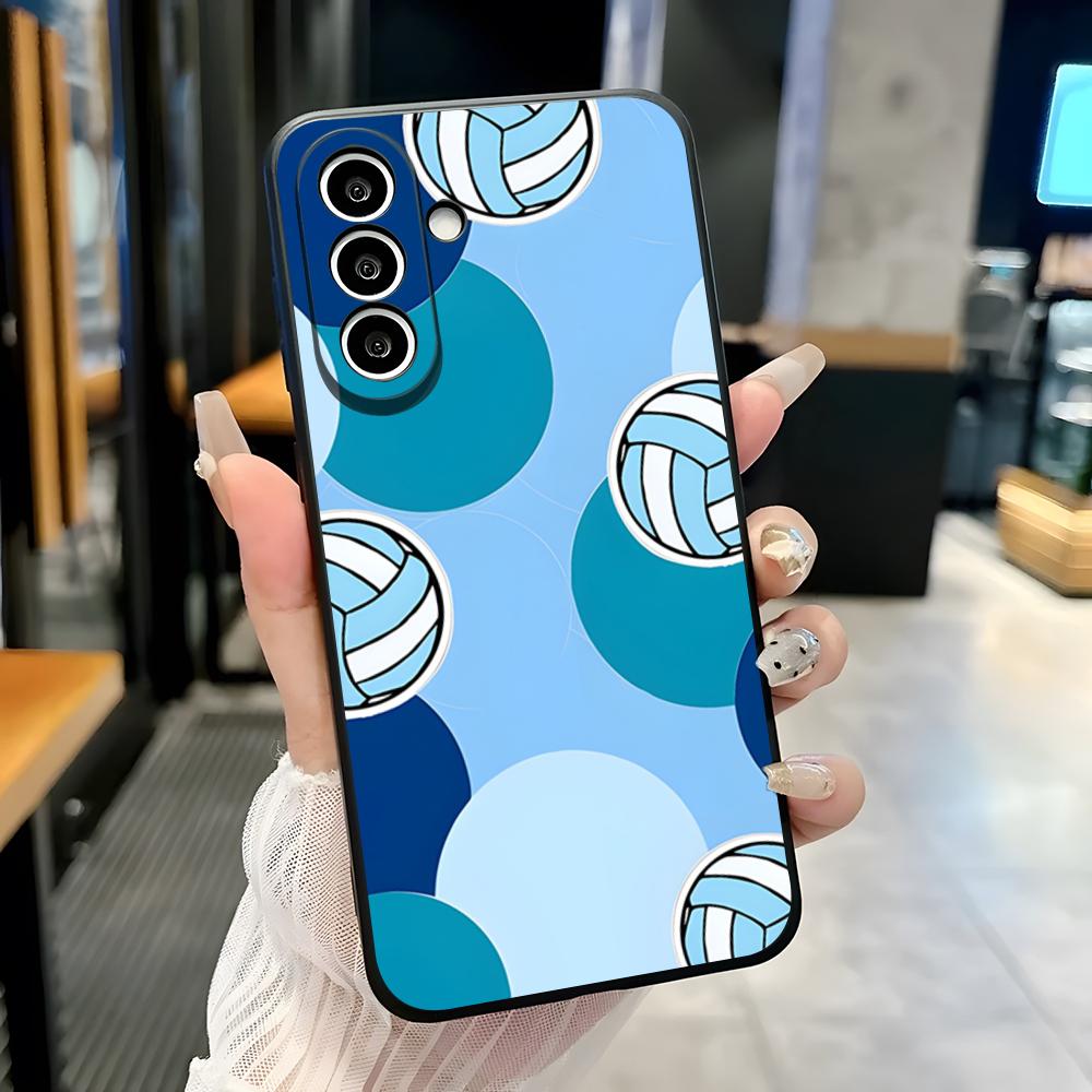 

Volleyball Painted Phone Case For Samsung S26 S25 Plus S20 S20 Plus S22 Ultra S23 FE S21 Plus S21 Ultra Soft Cover Samsung S24 Plus