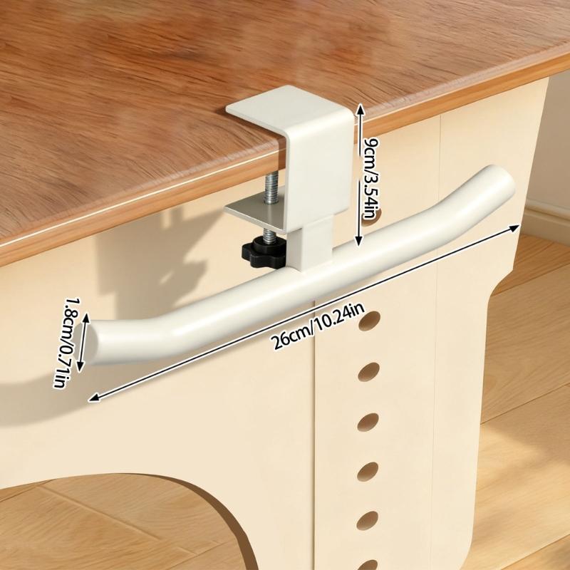 Desk Side Hook For Hanging School Bags Water Bottles And Umbrellas Carbon Steel Construction Easy Installation Hanger