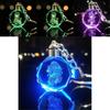 Captivating Genshin Impact Crystal Led Keychain Perfect Gift For Game Lovers