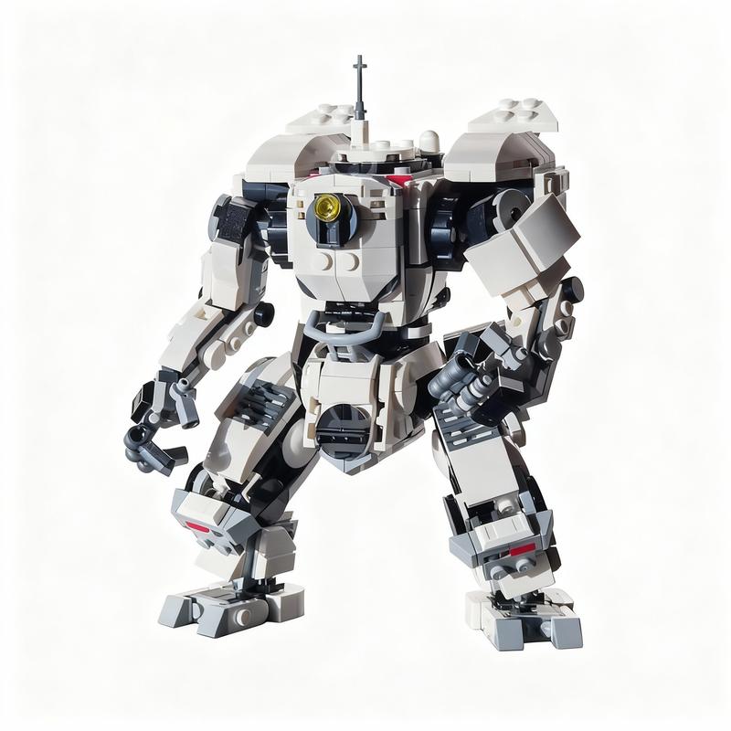 649 piezas MOC Bisonte Titán Titanfall 2 Arte Conceptual Modelo Creador Bloques de Construcción Juguete de Construcción Regalos de Navidad Idea Creativa DIY