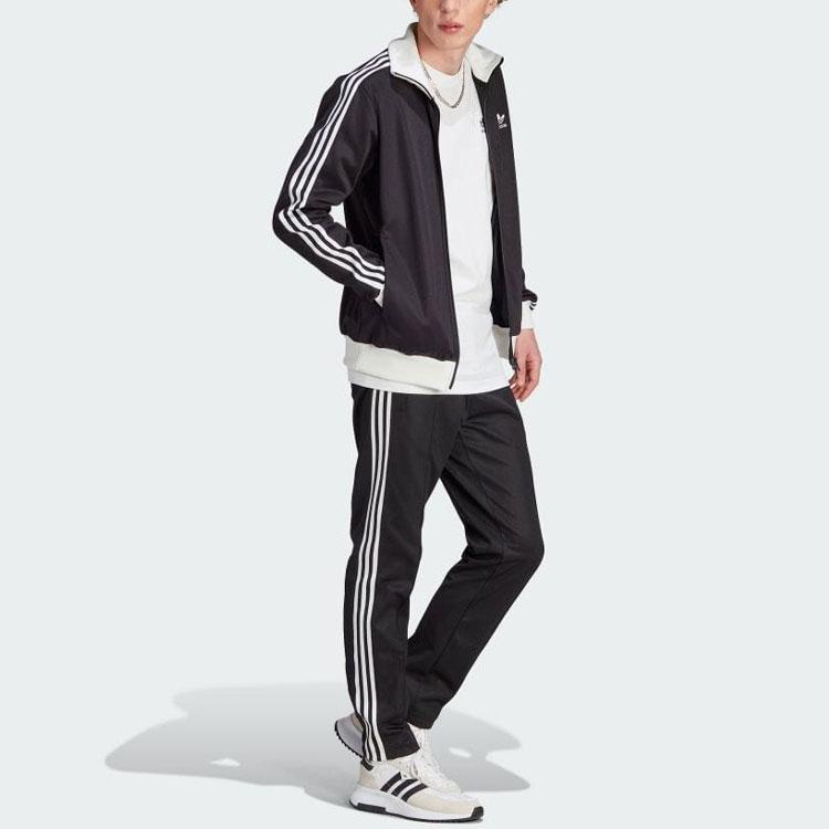 Adidas Originals Adicolor Series Three-Stripe Colorblock Zip-Up Jacket Men Jacket Black II5763