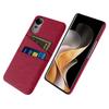 For vivo S19 Pro 5G Case Cloth+Hard PC Phone Cover with Dual Card Slots