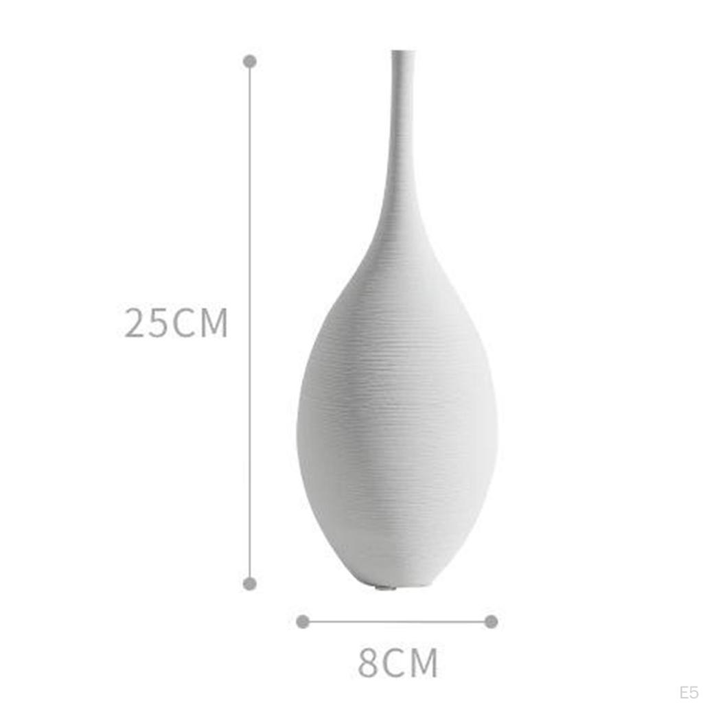 Ceramic Flower Vases, Bud Decorative Vase, Home Decor Centerpieces, Vases for Shelf, Mantle