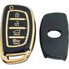 TPU Key Fob Cover Case Fit For 2018 2017 2016 2015 2014 2013 Hyundai Sonata Tucson Elantra Keyless Entry Key Fob