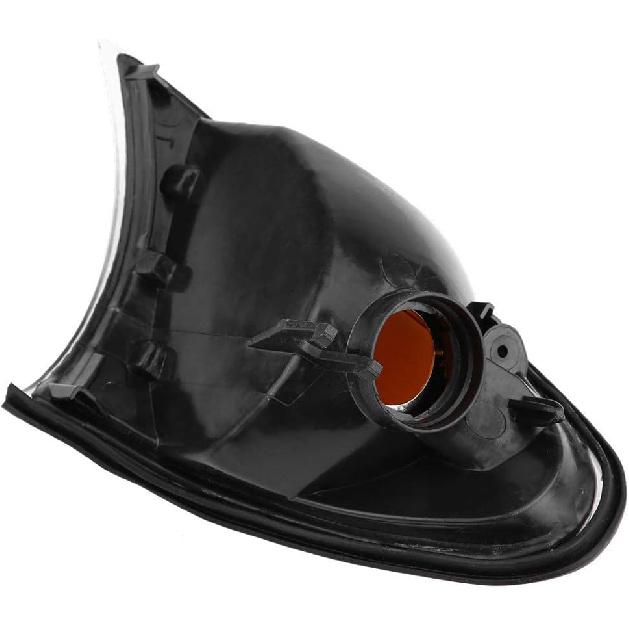 ARAMOX Corner Light Cover, A Pair of Corner Light Lens Turn Light Cover Yellow Lens Fitment for E46 3-Series 4DR 2002-200
