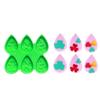 Jewelry Casting Molds Silicone Pendant Resin Molds Clover Waterdrop Epoxy Resin Mold for Earrings Necklace Keychain Mold